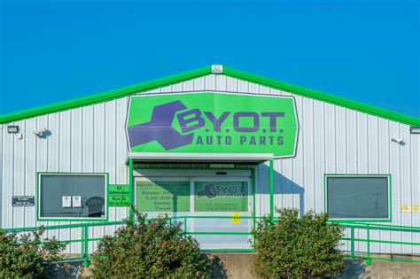 Byot auto parts - 4 reviews and 40 photos of BYOT Auto Parts Waco TX "A lot of the parts are real cheap , the people at the front desk seem chill. I just wish that the inventory system and rows was better. The only things that could make it better is if you can find the car u …